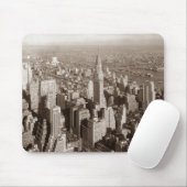 ヴィンテージセピアトーンニューヨーク マウスパッド (マウス)