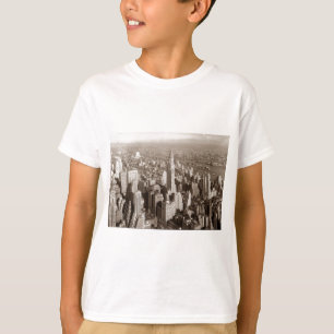 ヴィンテージセピアトーンニューヨーク Tシャツ