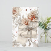 ヴィンテージセピアトーンバラデカップスクラップブック (スタンド正面)