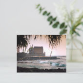 ヴィンテージセピアハワイビッグアイランドプーホナウナウ ポストカード (スタンド正面)