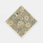 ヴィンテージセピアフローラ スタンダードランチョンナプキン (角)