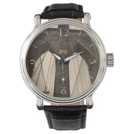 ヴィンテージセピアブルックリンブリッジ 腕時計