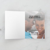 ヴィンテージセピアラスベガスフォトセーブザデート 案内状 (内部)