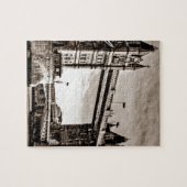 ヴィンテージセピアロンドンタワーブリッジ ジグソーパズル (横)