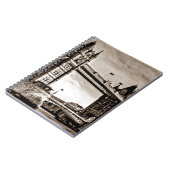 ヴィンテージセピアロンドンタワーブリッジ ノートブック (左側)