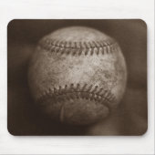 ヴィンテージセピア野球 マウスパッド (正面)
