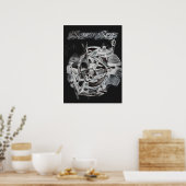 ヴィンテージセブンシーズカリブのバケーション ポスター (キッチン)