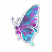 ヴィンテージセミコロン蝶セミコロンタトゥー シール (正面)