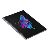 ヴィンテージセミバタフライセミコロンtattoo T-Sh ノートブック (右側)