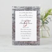 ヴィンテージセルトシルバーミュージック結婚式招待状 招待状 (スタンド正面)