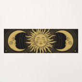 ヴィンテージセレクトゴールデンスルヤチャンドラナマスカル ヨガマット (裏面(横))