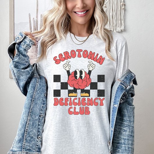 ヴィンテージセロトニン欠乏症クラブ |メンタルヘルス Tシャツ