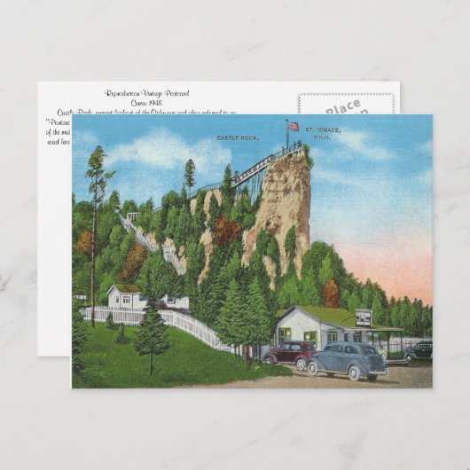 ヴィンテージセントイグナスミシガン ポストカード (正面/裏面)