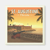 ヴィンテージセントオーガスティンフロリダ マグネット (正面)