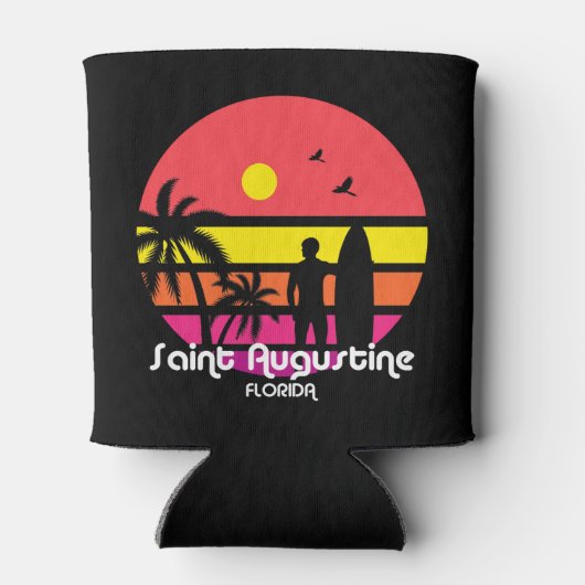 ヴィンテージセントオーガスティンフロリダ 缶クーラー (裏面)