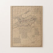 ヴィンテージセントオーガスティンFLの地図(1888) ジグソーパズル (縦)