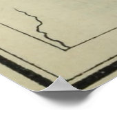 ヴィンテージセントオーガスティンFLの地図(1904) ポスター (角)