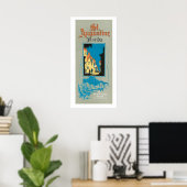 ヴィンテージセントオーガスティンFlorida旅行広告アートポスター ポスター (ホームオフィス)