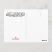 ヴィンテージセントクリストファー中世ファインアートカラー ポストカード (裏面)