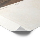 ヴィンテージセントジョンズニューファンドランドの地図(1831年) ポスター (角)