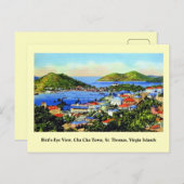 ヴィンテージセントトーマスヴァージン諸島 ポストカード