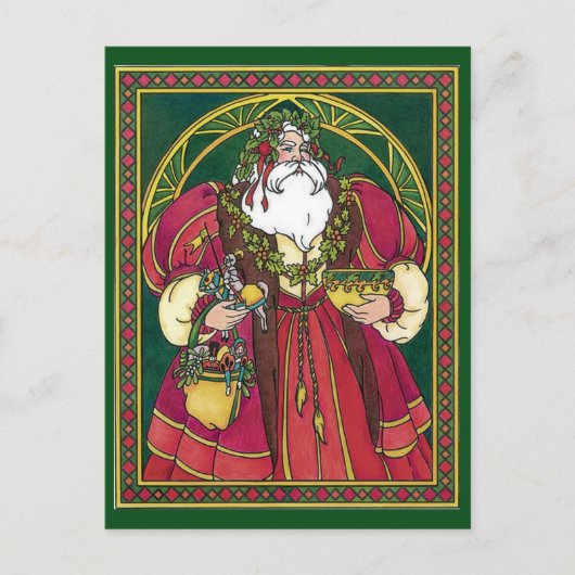 ヴィンテージセントニコラスポストカード シーズンポストカード (正面)