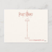 ヴィンテージセントバレンタイン挨拶はがき シーズンポストカード (裏面)