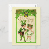 ヴィンテージセントパティデイエリンゴーブラグ シーズンポストカード (正面/裏面)