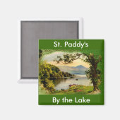 ヴィンテージセントパディーズバイザレイク マグネット (正面/裏面)