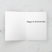 ヴィンテージセントパトリックのデイガールカード カード (内部)