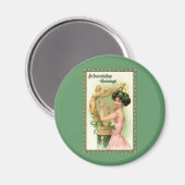 ヴィンテージセントパトリックのデイレディーミュージックミュージシャンハープ マグネット (正面/裏面)