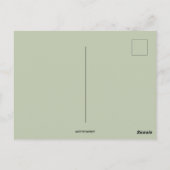 ヴィンテージセントパトリックの女の子をボンネットに ポストカード (裏面)