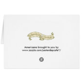 ヴィンテージセントパトリックの日の挨拶ゴールデンバナー (裏面横)