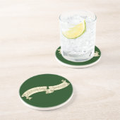 ヴィンテージセントパトリックの日の挨拶ゴールデンバナー コースター (側面)