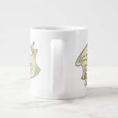 ヴィンテージセントパトリックの日の挨拶ゴールデンバナー ジャンボコーヒーマグカップ (裏面)