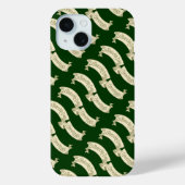 ヴィンテージセントパトリックの日の挨拶ゴールデンバナー Case-Mate iPhoneケース (裏面)