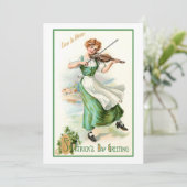 ヴィンテージセントパトリックの日アイリッシュグラス シーズンカード (スタンド正面)