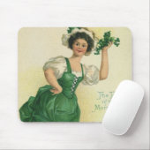 ヴィンテージセントパトリックの日アイルランドのクラスとクローバー マウスパッド (マウス)