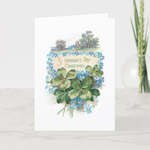 ヴィンテージセントパトリックの日シャムロック シーズンカード