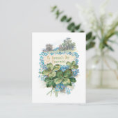 ヴィンテージセントパトリックの日シャムロック ポストカード (スタンド正面)