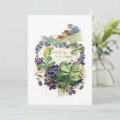 ヴィンテージセントパトリックの日シャムロック&ヴィオレット シーズンカード (スタンド正面)