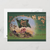 ヴィンテージセントパトリックの日ブラニー城 ポストカード (正面/裏面)