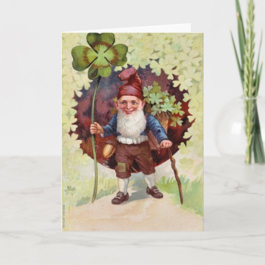 ヴィンテージセントパトリックの日 カード (正面)