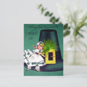 ヴィンテージセントパトリックの日 ポストカード (スタンド正面)