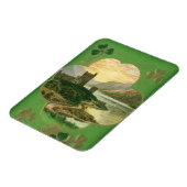 ヴィンテージセントパトリックスデーグリーティングズキャッスルシャムロック マグネット (左側)