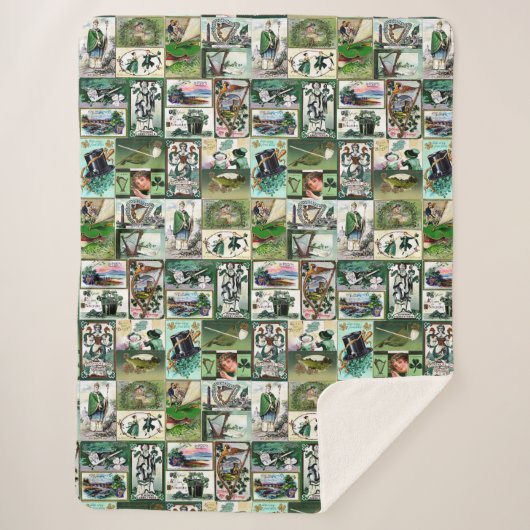 ヴィンテージセントパトリック シェルパブランケット (正面)