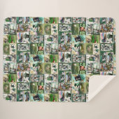 ヴィンテージセントパトリック シェルパブランケット (正面(横))