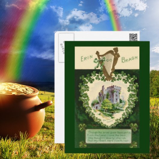 ヴィンテージセントパトリック・ブラニー城 ポストカード