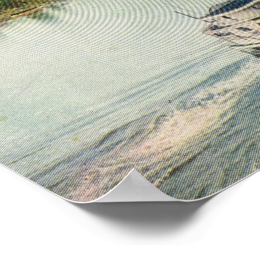 ヴィンテージセントポールミシシッピ川の汽船のポスター ポスター (角)