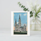 ヴィンテージセントポール大聖堂，ピッツバーグ， PA ポストカード (スタンド正面)